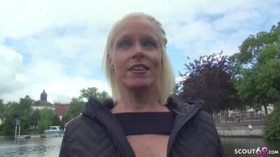 Sophie - Skinny German Milf Sophie Blows Strangers Dick - hclips.com - Germany