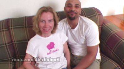 Petite blonde Milf gets stuffed w a 10 inch big black dick in hot mom video - sunporno.com