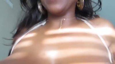 Ebony Milf - Latina Ebony Milf Shows Up In Arousing - Booty Licious And Huge Boobs - upornia.com