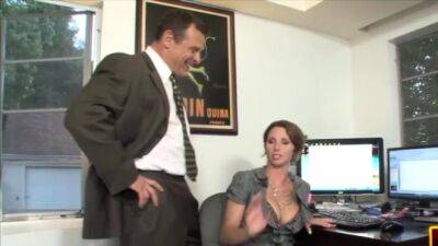 Office Milf Destiny Porter BJs The Boss - drtuber.com