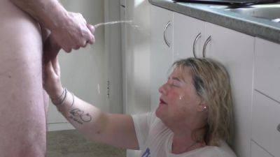 Master Piss And Cum At The Same Time On Defenseless Milf Slut - hclips.com