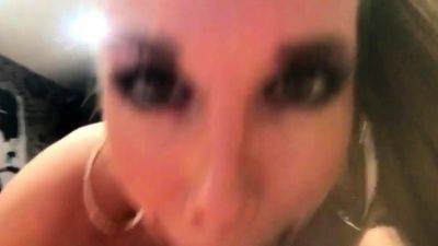 POV blowjob for big cock from blonde MILF - drtuber.com