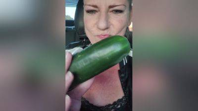 Public Masturbation With Cucumber Squirts - Hot Milf - hclips.com