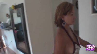 A Latina Milf In A Bikini And A Short Skirt Seduces Her Stepdaughters Asian Boyfriend - hclips.com