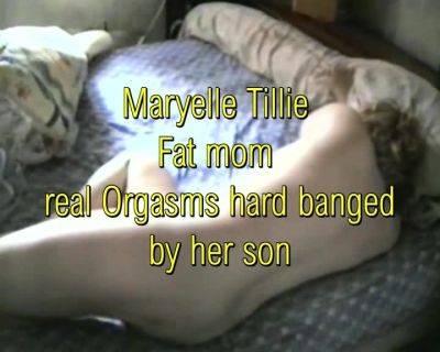 Maryelle Tillie fat mom real orgasms hard banged by son - drtuber.com - France