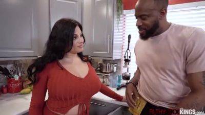 Mona Azar - Jovan Jordan - Big Tits Milf Fucking The Black Handyman - upornia.com